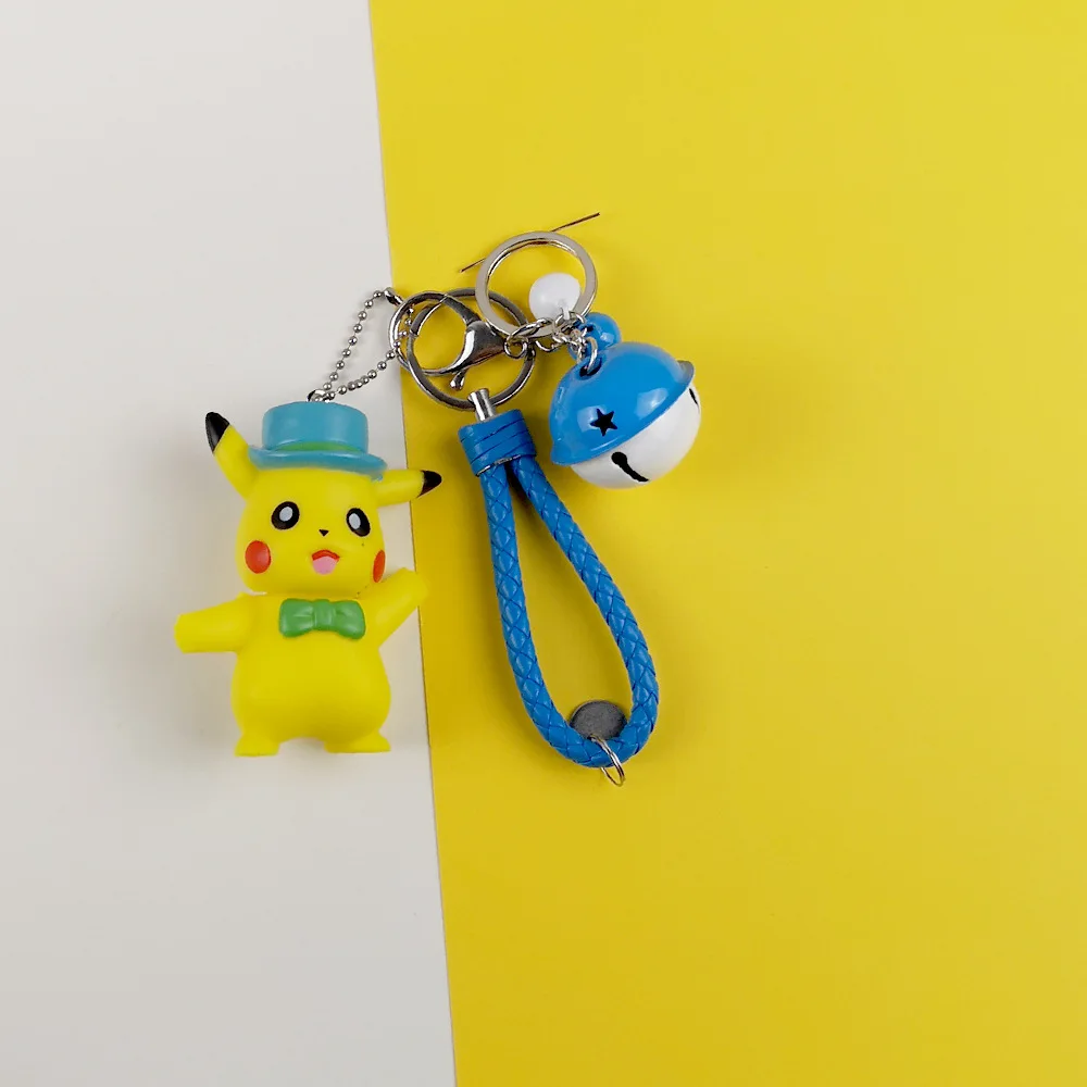 

2019 Movie Detective Pikachu PVC 8cm Figure Kawaii Cute Q Statue Doll Model Toys Figura Figurine Kid Gifts keychain