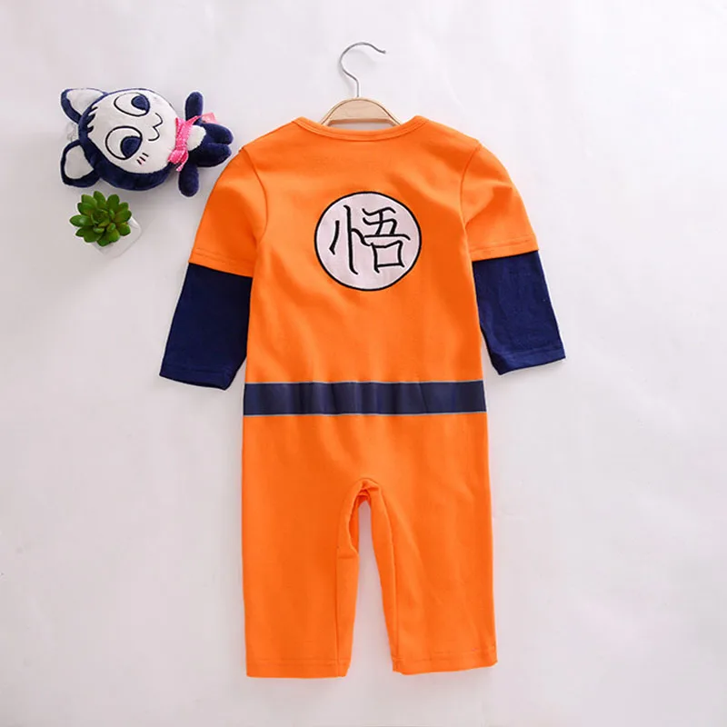 Dragon Ball Bay обувь для мальчиков комбинезон для новорожденного одежда Сон Гоку малышей Детский комбинезон костюмы на Хэллоуин детей