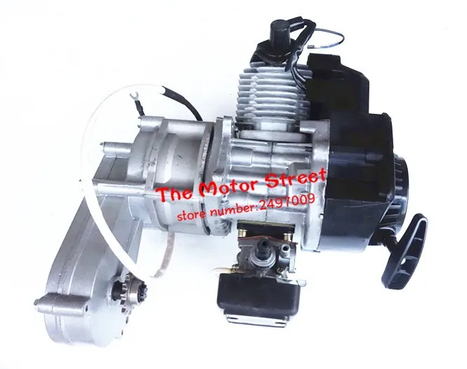 49cc 2 TAKT MOTOR met elektrische start + gaskabel comp MOTOR MINI QUAD ROCKET POCKET BIKE miniquad voor chain Gloednieuwe 49cc 2 TAKT MOTOR met elektrische start + gaskabel comp MOTOR MINI QUAD ROCKET POCKET BIKE miniquad voor chain Gloednieuwe