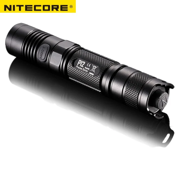 Тактический фонарик NITECORE P12 1000 люмен светодиодный Cree XM L2 U2 18650 уличный для