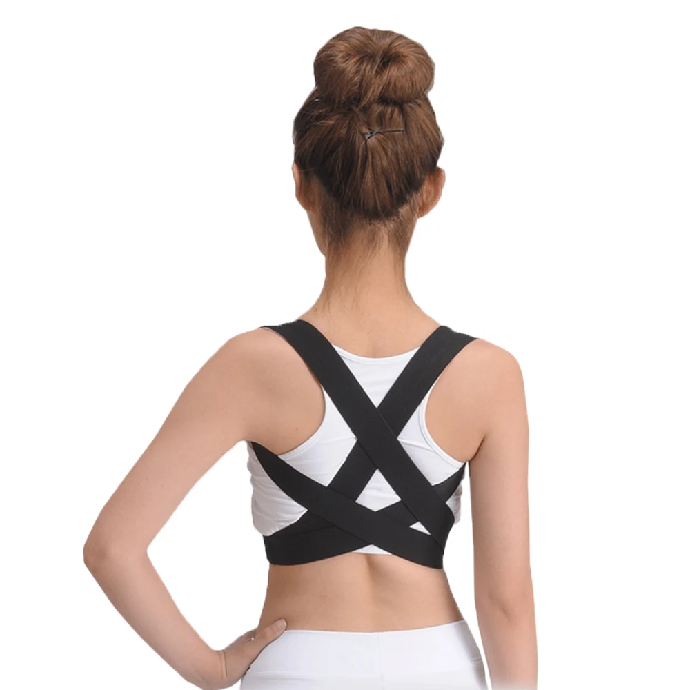 

Elastic Back Brace Shoulder Posture Corrector Orthosis Support Kyphosis Slouch Habitual Hunchback Belt Brace Men Women