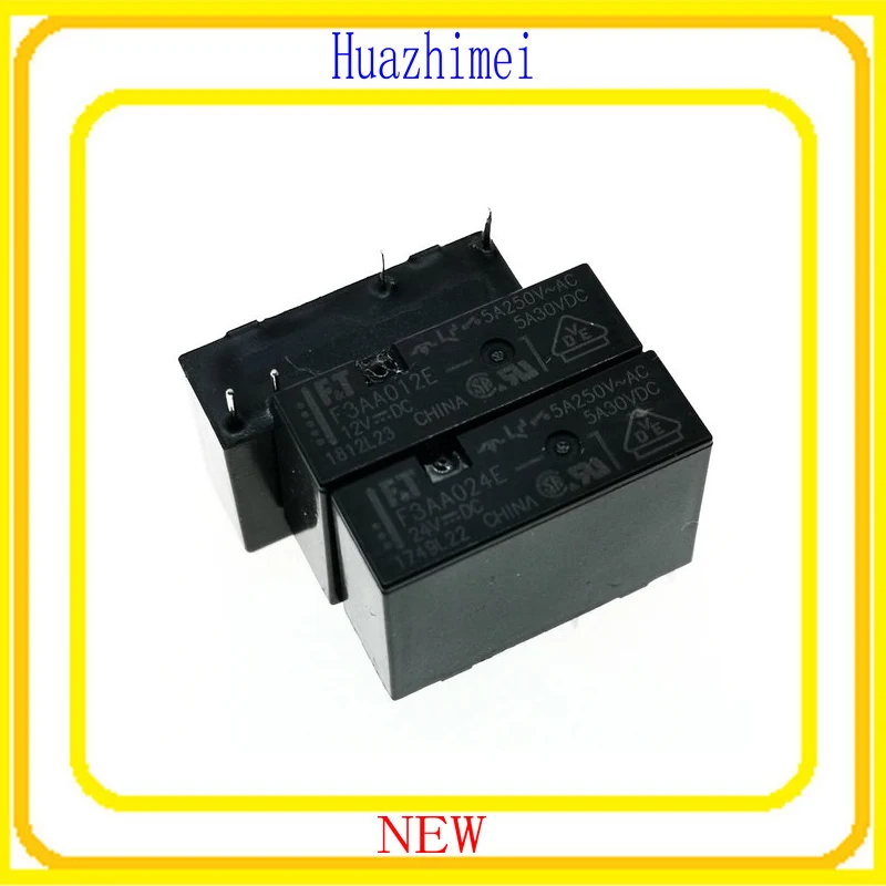 

5PCS/LOT Relay F3AA005E F3AA012E F3AA024E 5V 12V 24V 5A DIP4