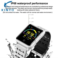 Умный Браслет IP68 Водонепроницаемость измерения артериального давления шаг подсчета движения 7 дней рабочего времени
