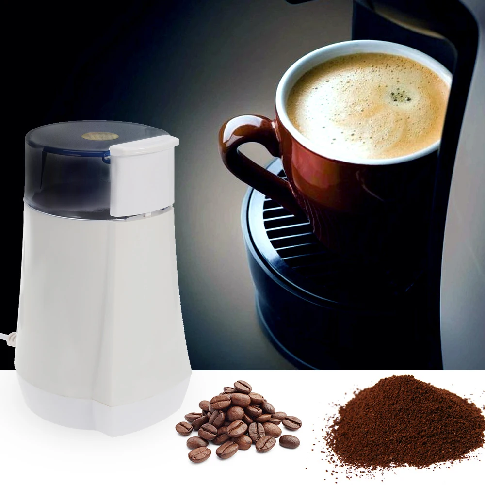 Electric Coffee Bean Grinding Miller Grinder Home Kitchen Salt Pepper