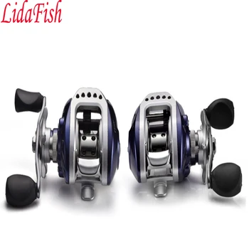 

LIDAFISHSpecial road sub-round 11BB water wheel anti-fissure line magnetic brake all metal head fishing wheel