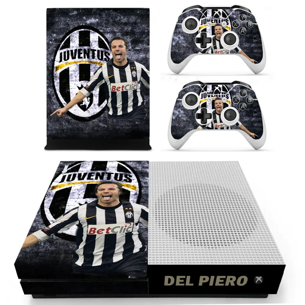 Juventus Football Team Skin Sticker Decal For Xbox One S Console and Controllers for Xbox One