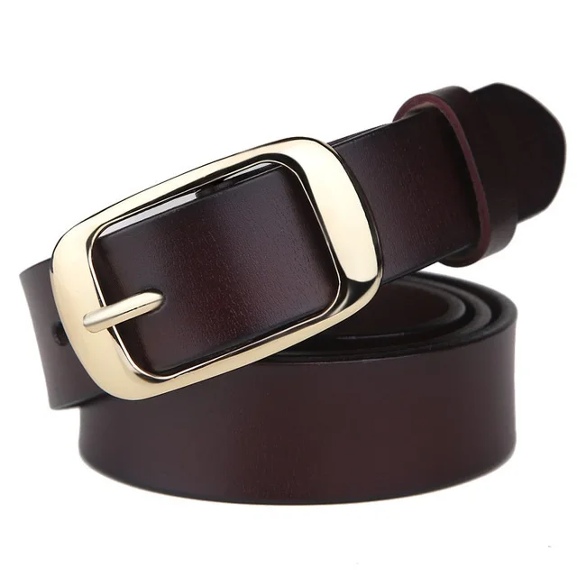 

2018 LKPRBD New Designer Fashion Women's Belts Genuine Leather Brand Straps Female Waistband Pin Buckles Fancy Vintage for Jeans