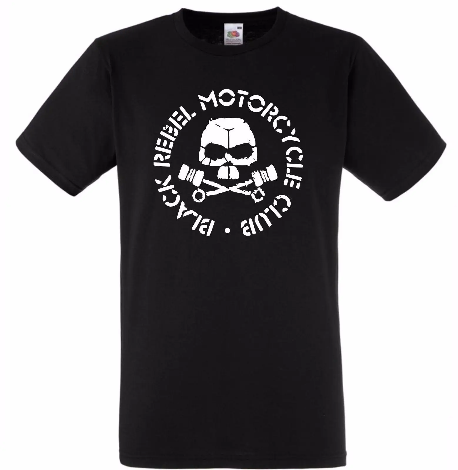 Черная футболка с логотипом группы Rebel Motorcycle Club-BRMC все размеры бесплатная