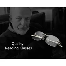 MINCL/ без оправы модные очки для чтения женские модные очки для чтения мужские деловые очки для чтения с коробкой FML