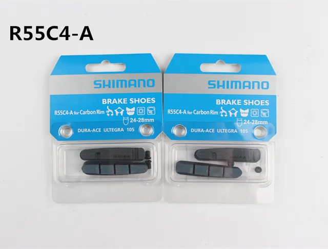 Shimano Dura Ace Ultegra 105 R55c4 A R55c4 R55c 1 Bike Brake Shoes Pads For Carbon Rims Bicycle Brake Aliexpress
