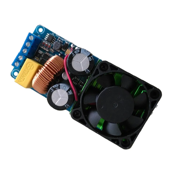 IRS2092S 500W Mono Channel Digital Amplifier Class D HIFI Power Amp Board FAN