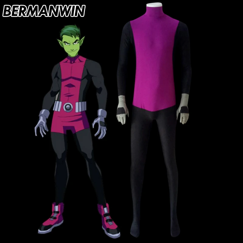 Teen Titan Beast Boy Men's Costume ubicaciondepersonas.cdmx.gob.mx