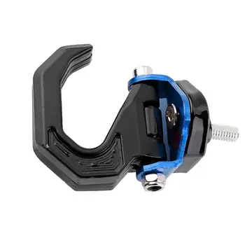 

Black/Blue Motorcycle Aluminum Alloy Hook Suitable Universal for most motorcycle models Adjustable single hook double hook
