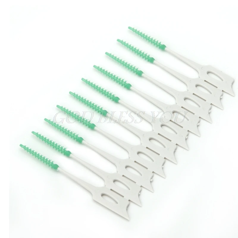 40 шт. мягкая чистка между межзубной нитью|interdental floss brush|floss brushdental brush |