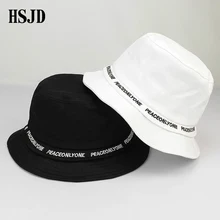 Однотонные шапки для мужчин и женщин, летняя Панама, Весенняя женская хлопковая шляпа с буквенным козырьком