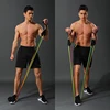 11 Pcs/Set Latex Resistance Bands Crossfit Training Body Exercise Yoga Tubes Pull Rope Chest Expander Pilates Fitness with Bag 1