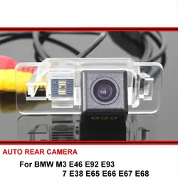 Для BMW 7 E38 E65 E66 E67 E68 M3 E46 E92 E93 SONY HD CCD автомобиля Обратный резервного заднего Парковка заднего вида Камера Ночное видение