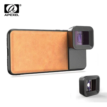 

APEXEL Anamorphic Lens 1.33x Wide Screen Video Widescreen Slr Movie Mobile Phone Lens for iPhone Huawei Samsung smartphones