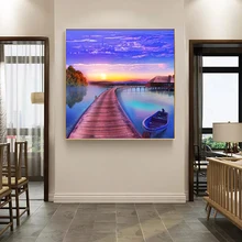 Wall Decorative Landscape Painting Posters and Prints Wall Art Canvas Painting Boat Sea View Pictures For Living Room No Frame Wall Decorative Landscape Painting Posters and Prints Wall Art Canvas Painting Boat Sea View Pictures For Living Room No Frame