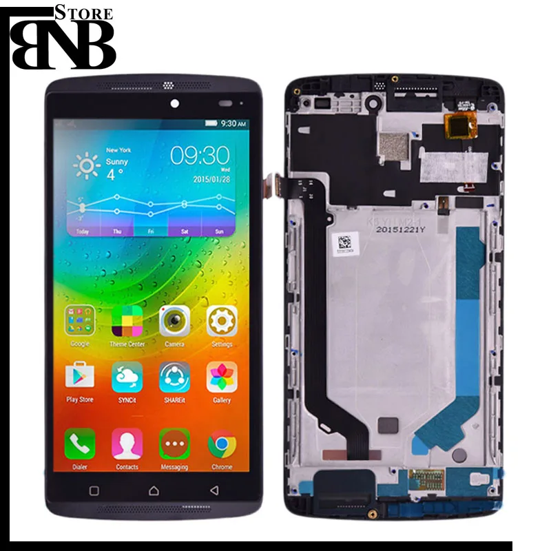 

For Lenovo K4 note A7010 LCD Display Vibe K4 Note LCD Screen Touch Screen Panel Digitizer Assembly with frame lcdd without frame