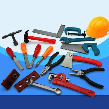 

Kids Boys Toy Building Tools Plastic Engineering Maintenance Tool Pretend Play Toys For Children Early Educational Toy Set Gifts