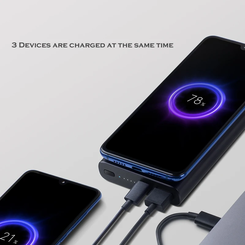 Xiaomi 10 W Max беспроводной банк питания 10000 mAh Qi Быстрая зарядка умное Беспроводное зарядное устройство для Iphone, смартфона