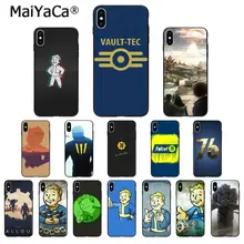 MaiYaCa Fallout DIY печать рисунок чехол для телефона чехол для iPhone X XS MAX 6 6S 7 7plus 8 8Plus 5 5S XR