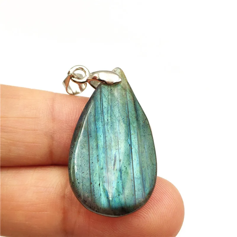 Natural Labradorite Necklace Pendant (5)