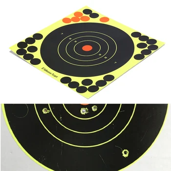 

Hot Sale 1pcs 8 Inch Adhesive Target Stickers Hunting Shooting Tool Splatterburst Targets