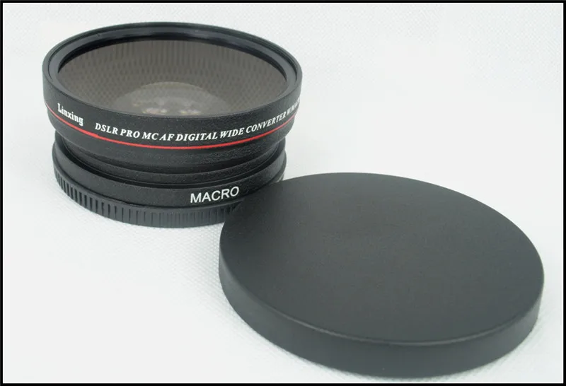 Оптическое стекло Макро Камера 72 мм 0.45x широкоугольный+ макроконверсионный объектив 72 0,45 люкс цифровые линзы разрешение прецизионная оптика