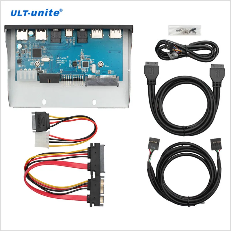 New Arrival 5.25 Inch USB 3.0 2.0 USB Type C HD Audio Port Front Panel