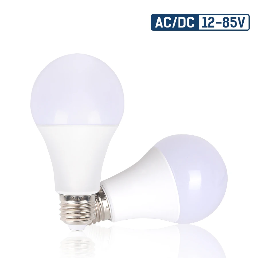 Vil have telegram Parat E27 AC/DC LED Bulb 12V-85V LED Light Bulbs 5W 9W 15W 20W Led Light Energy  Saving Lampada Indoor Cold White Living Led 12v - AliExpress