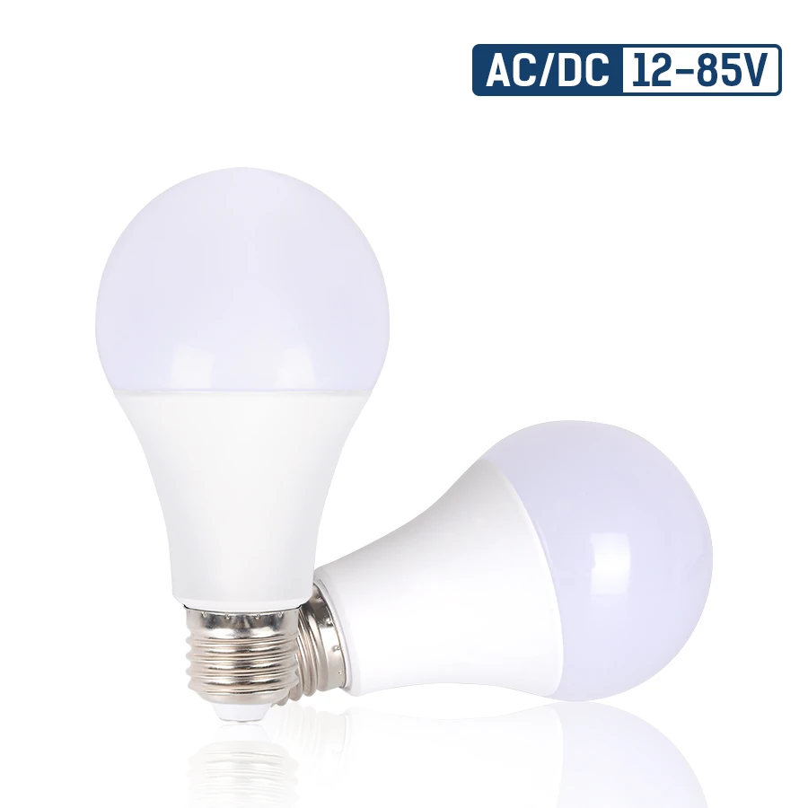 E27 AC/DC LED Lamp 12 V 85 V Led lampen 5W 9W 15W 20W Led Licht Spaarlamp  Lampada Indoor Koud Wit Living Led 12v|LED Lampen & Buizen| - AliExpress