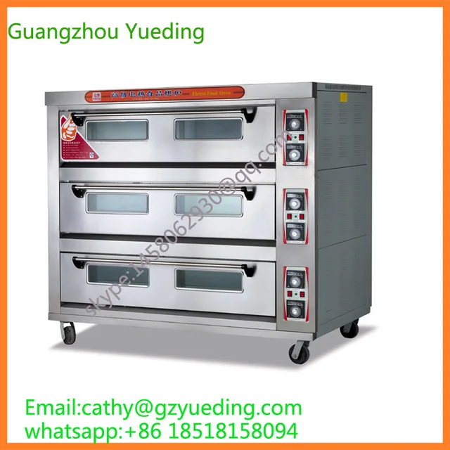 commercial kitchen equipment electric stainless steel 3 layer 9 trays bakery oven - Commercial Kitchen Equipment commercial kitchen equipment electric stainless steel 3 layer 9 trays bakery oven - Commercial Kitchen Equipment