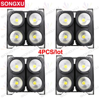 

4x100W LED COB Blinder Light COB Audience Light Led Individual for Stage TV Studio Church Party 4pcs/lot/SX-COB400