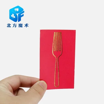 

Bending fork by mind magic tricks paper bending close-up magic