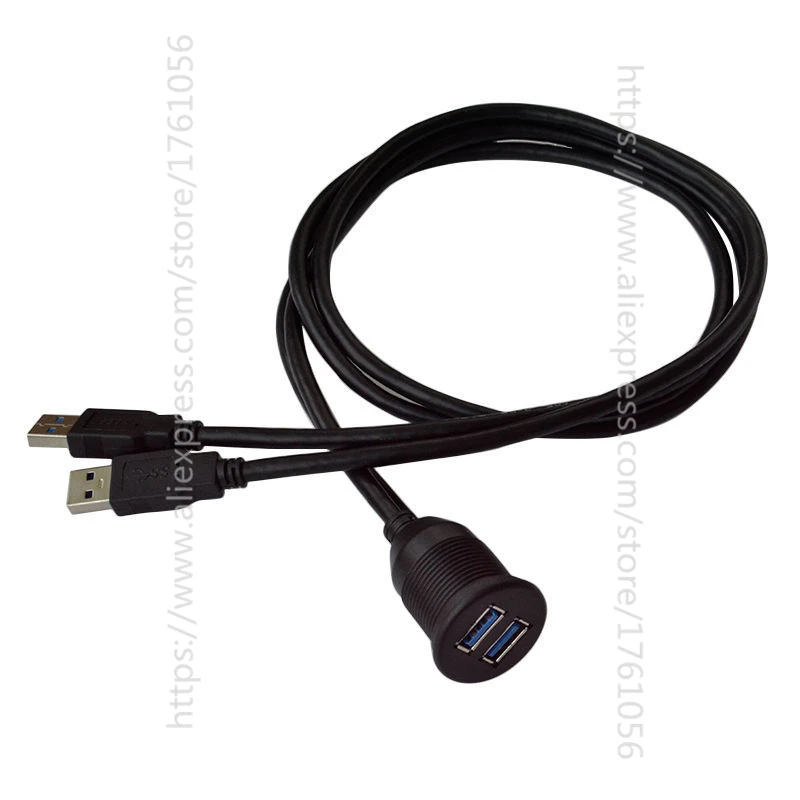 Утопленное крепление для приборной панели автомобиля USB адаптер 3 0 портов штекер