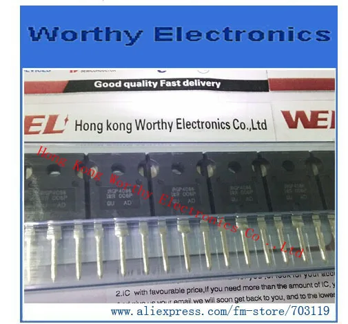 

Free shipping 10pcs/lot IRGP4086PBF IRGP4086P IRGP4086 IGBT 300V 70A 160W TO247AC