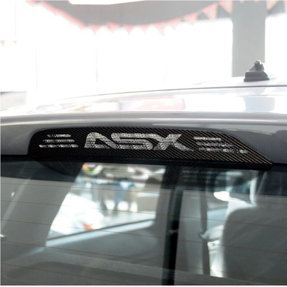 Углеродная фонарь заднего стоп сигнала для mitsubishi asx аксессуары автостайлинга 2011