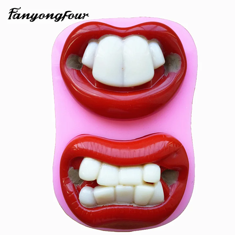 Teeth Silicone Mold Cake Mold Chocolate Gypsum Candle Soap Teeth Silicone Mold Cake Mold Chocolate Gypsum Candle Soap