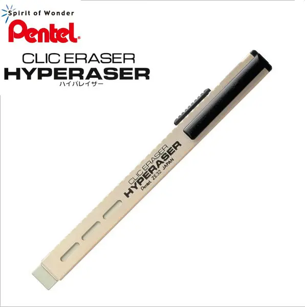 

Pentel ZE32 Clic Eraser Hyperaser rubber Eraser Japan for drawing pencil unisex pen premium rubber ballpoint pen