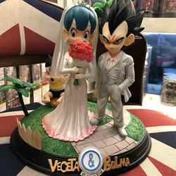 26 см аниме Dragon Ball Vegeta & Bulma свадебный день Torankusu BB сцены ПВХ фигурка Коллекционная модель игрушечная коробка Q527