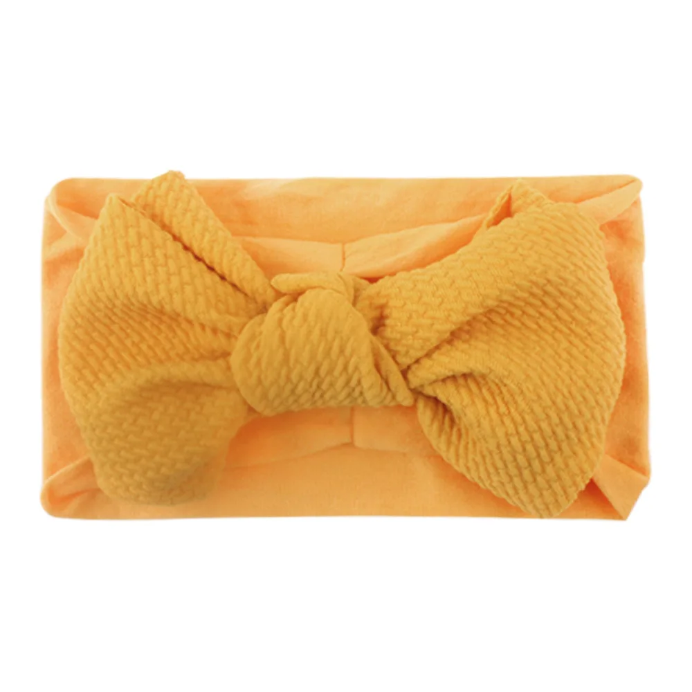 

Girls Big Bow Wide Headband Bebes Cotton Bow with Nylon Headbands Large Bow Hair Turban Infant Head Band Bebes Cotton Headwrap