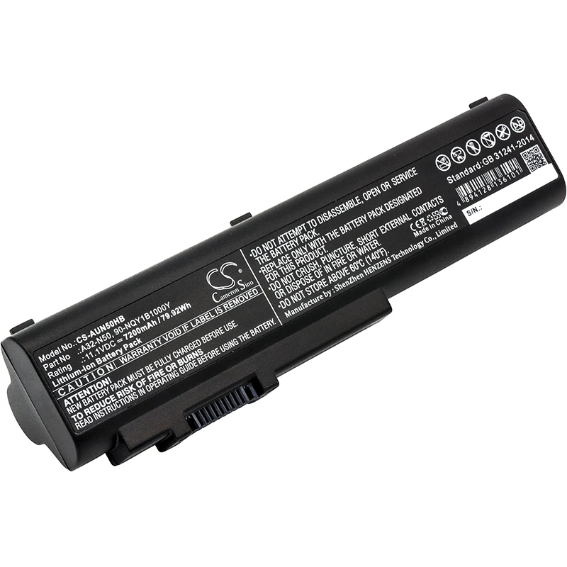 

Cameron Sino Upgrade For Asus 90-NQY1B1000Y,90-NQY1B2000Y,A32-N50 Notebook, Laptop Battery Li-ion