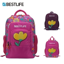 BESTLIFE Junior Girls School Bags Schoolbag Kids Floral Print Student Bag Children Backpack For Teenage with Pencil Box Mochila
