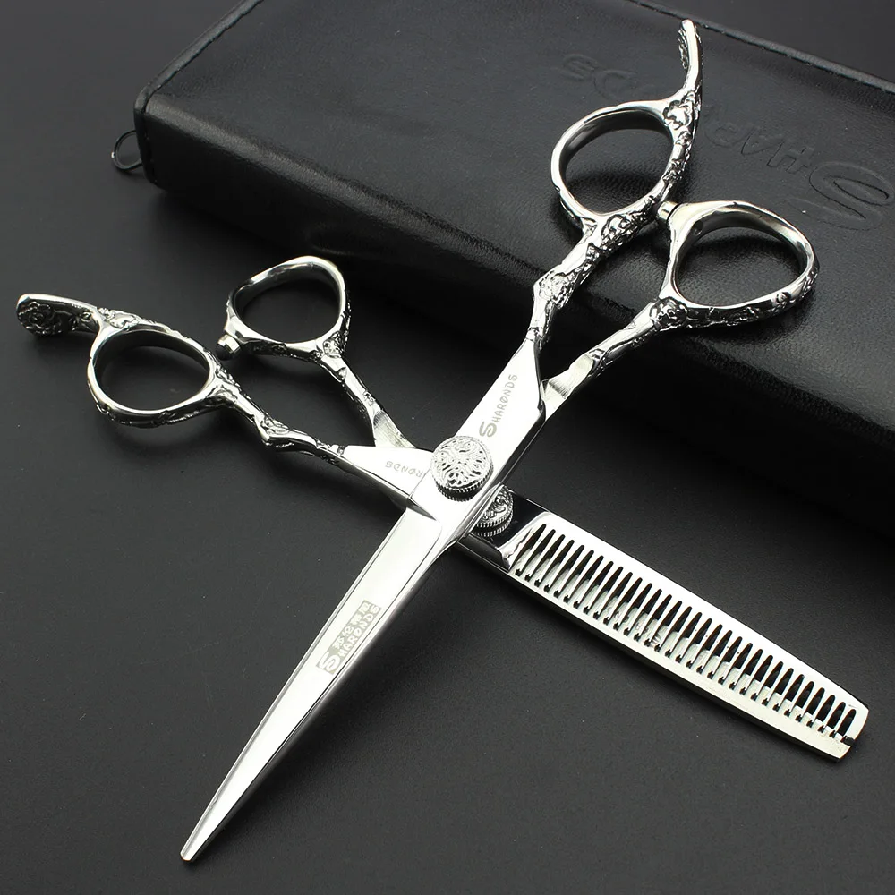 

6 inches  high quality hairdressing scissors hair cutting thinning  scissors for barber shop hairdresser making  coiffure