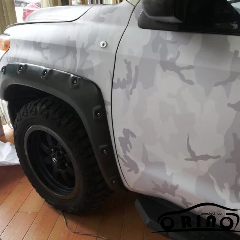 Compare ORINO Sneeuw Wit Grijs Vinyl Film Camo Auto Wrap Film Luchtbel Gratis Truck Auto Motor Voertuig Body Wrapping Decal sticker