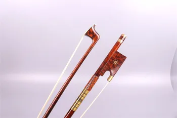 

1X 4/4 violin bow full size snake wood balance Professional AAA Horse Hair#SN4