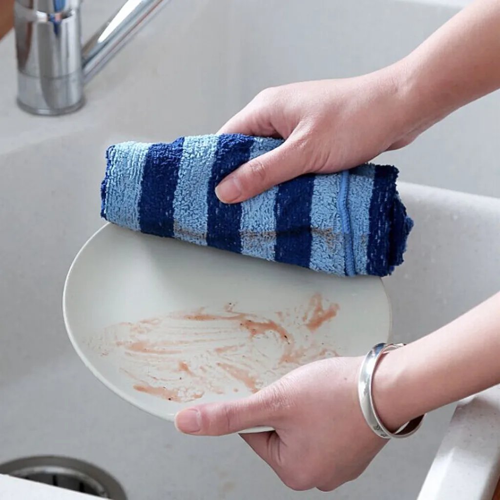 Кухонное полотенце из микрофибры для окна тряпки для мытья посуды Полотенца s Чистящая салфетка torchon de Кухни \ coton