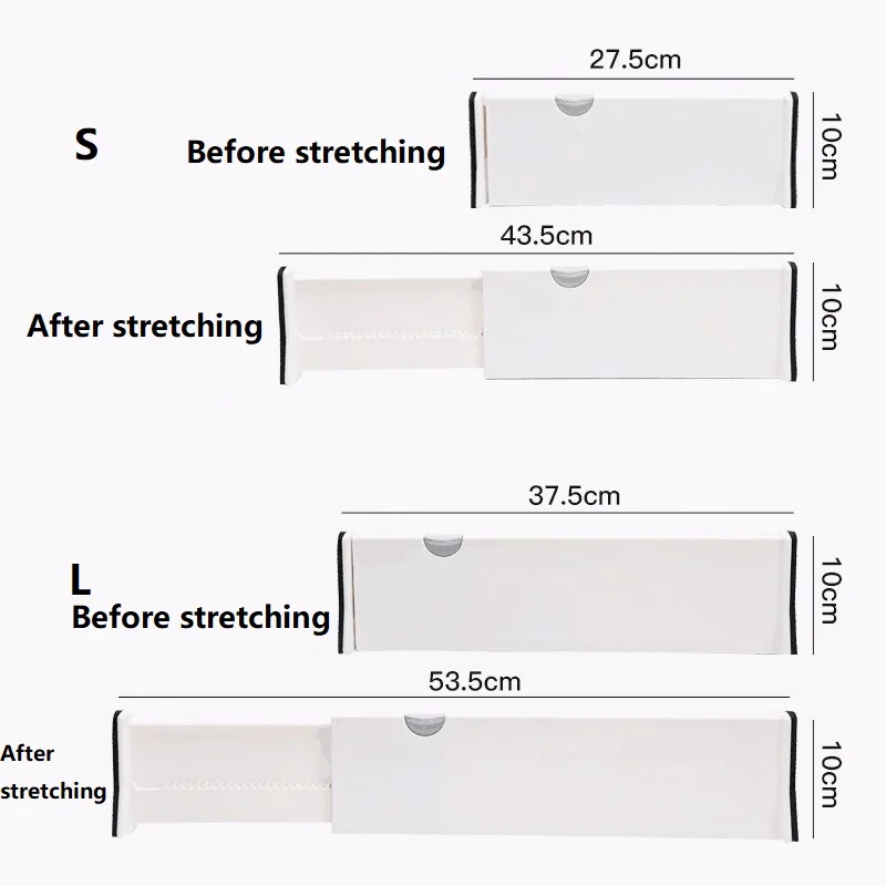 Ящики для выдвижных ящиков телескопические перегородки практичное DIY выдвижное